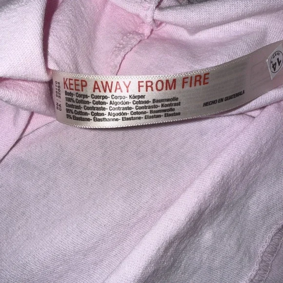 Free People Movement Tackle Tee Women's Size Medium Pink Oversized NWT Logo - Picture 7 of 9